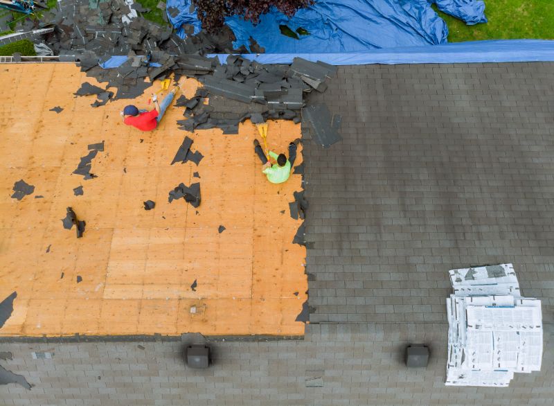 Damaged Roof Replacement