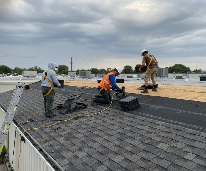 Damaged Roof Replacement