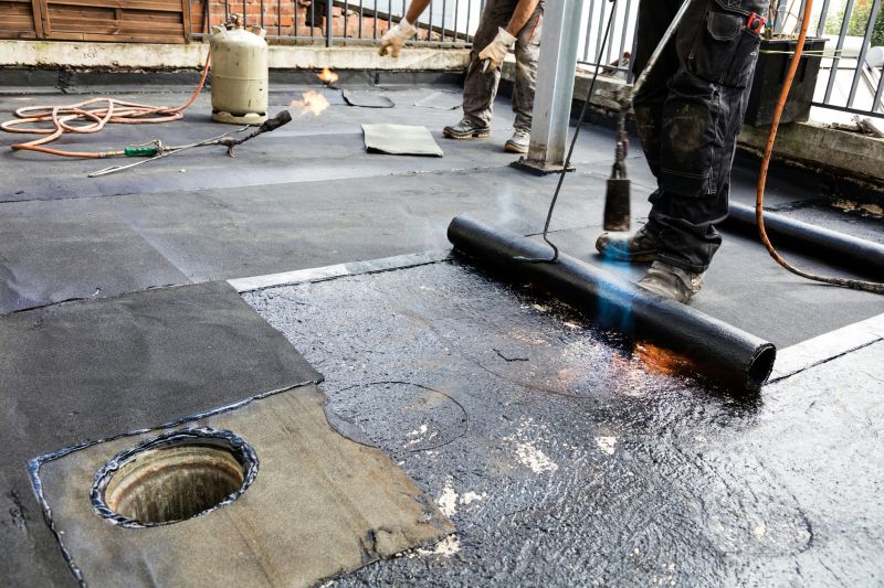 Single Ply Roof Installation