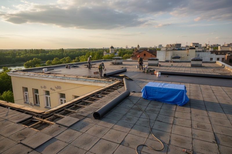 Single Ply Roof Replacement
